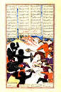 An illustration from the Shahnameh